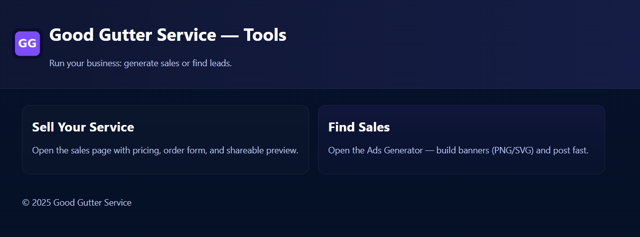 sales tool for service workers